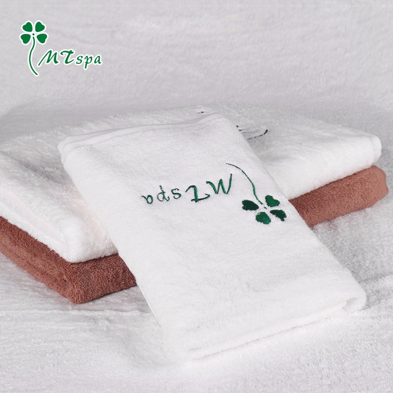 美藤spa 印度进口长绒棉全棉吸水面巾 大浴巾 包身浴巾 美容床巾