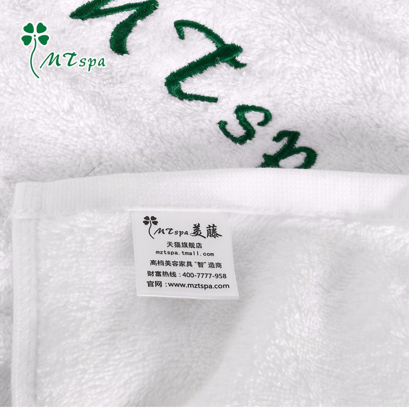 美藤spa 印度进口长绒棉全棉吸水面巾 大浴巾 包身浴巾 美容床巾