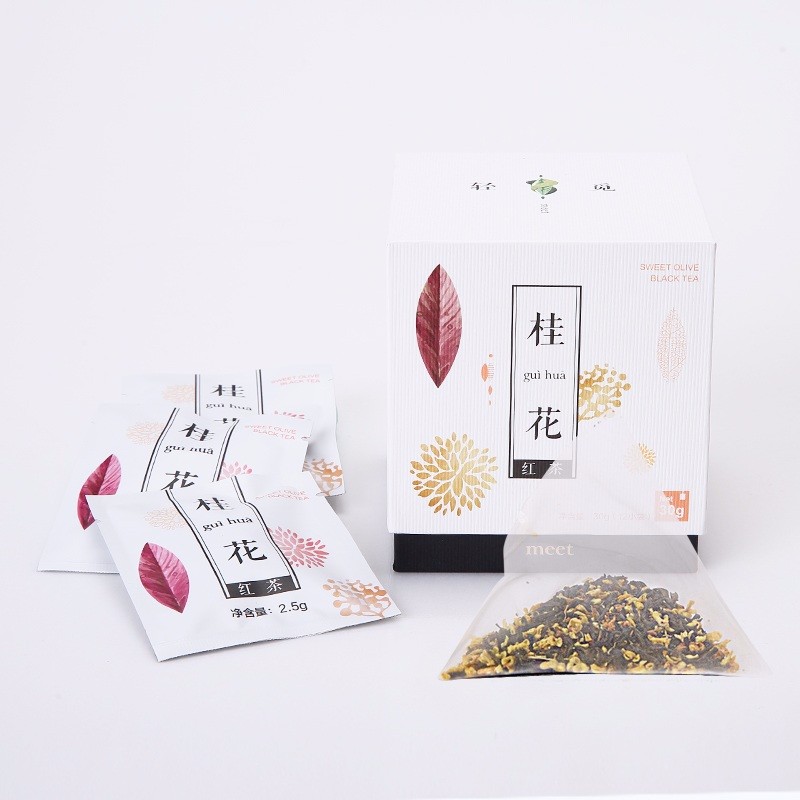 轻觅meet桂花红茶 舒缓喉咙 暖胃驱寒 袋泡茶12袋/盒